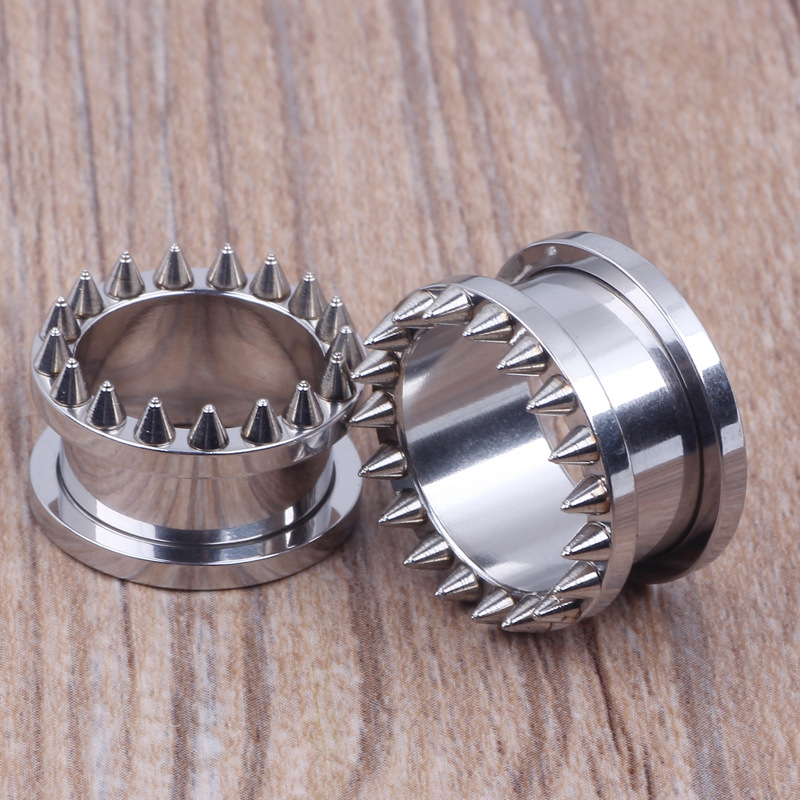 Chaoren Titanium Steel Ear Expander Ear Piercing Jewelry 18mm - Image 2