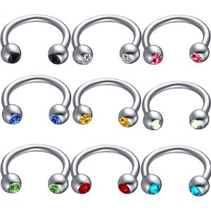 Fashion Titanium Steel Nose Ring C-Shaped Nose Nail Piercing Jewelry Wholesale