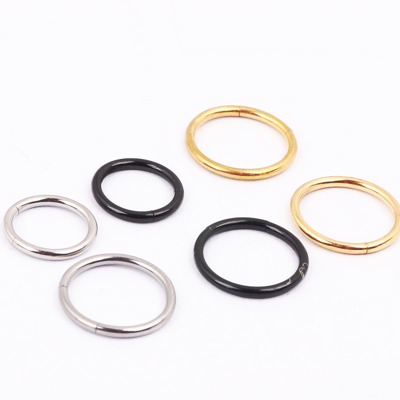 European American Fashion Beauty Nose Ring Piercing Titanium Steel Nose Nail Ring Wholesale - Image 3