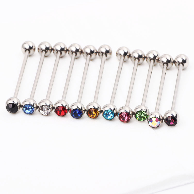 Acrylic Cartilage Ear Bone Nail Drill Ball Industrial Barbell Piercing Jewelry Wholesale - Image 5