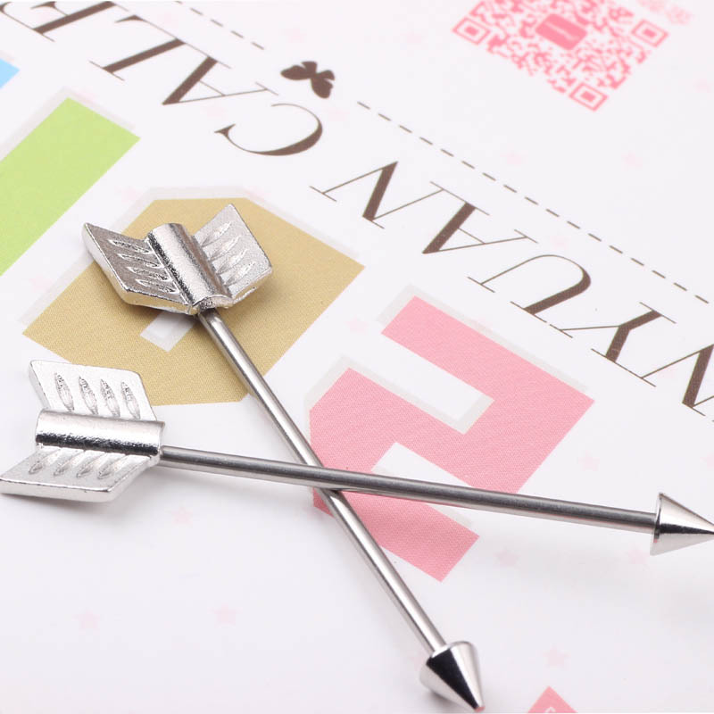 Industrial Ear Studs Cartilage Piercing Jewelry Stainless Steel Ear Expander BODY JEWELRY - Image 3