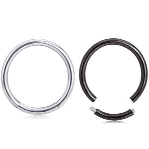 European American Fashion Beauty Nose Ring Piercing Titanium Steel Nose Nail Ring Wholesale