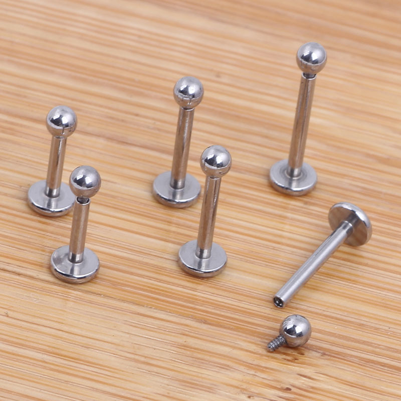 1.2*6*8/10mm Stainless Steel Diamond Shape Piercing Nails for Lip Nose Eyebrow Ear Breast Jewelry - Image 2