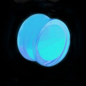 Acrylic Luminous Ear Stretcher - Glow in the Dark Ear Expansion Piercing Jewelry 20mm
