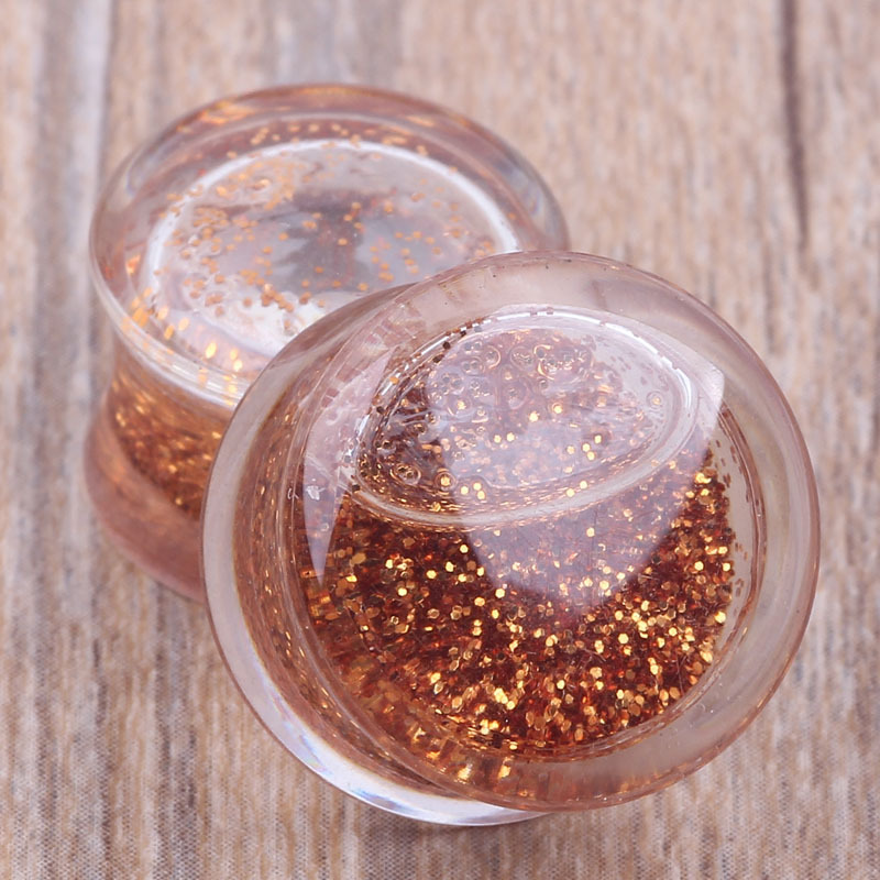 Transparent Acrylic Ear Expander Earring - Geometric 16MM Plug for Stretched Ear Piercing Jewelry - Image 4