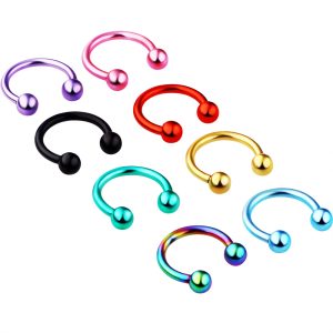 C-bar Sexy Classic Thorn Ear Nail Nose Lip Piercing Jewelry 316L Surgical Steel