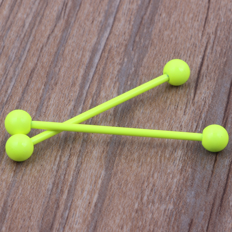 Candy Color Industrial Long Rod Tongue Stud Earrings Industrial Ear Bone Stud Magic Color Series Small Jewelry Wholesale - Image 5