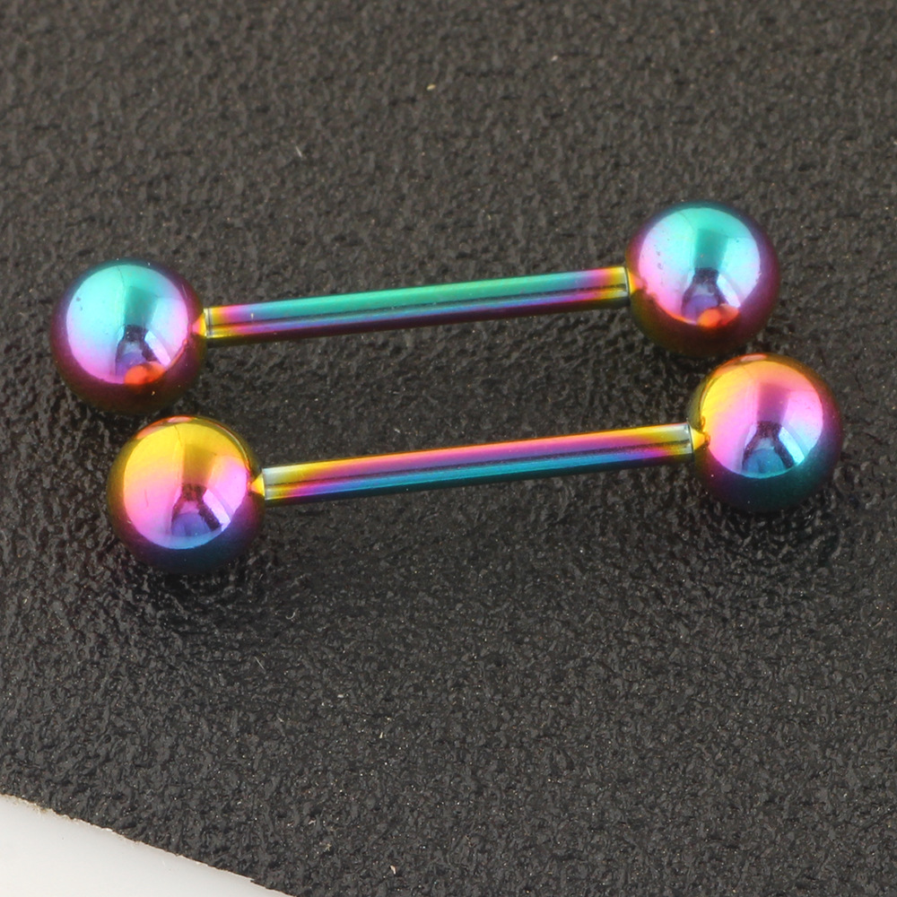 14Pcs Nipple Rings Tongue Rings Piercing Set Stainless Steel Body Jewelry Kit - Image 5