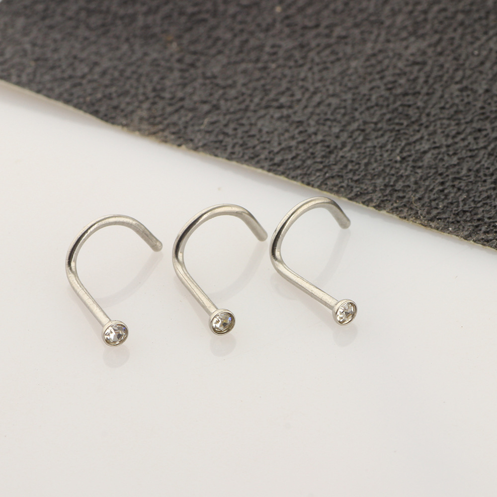Amazon Body Piercing Set Stainless Steel Jewelry Earrings Nose Rings Wholesale Personalized Earrings - Image 2