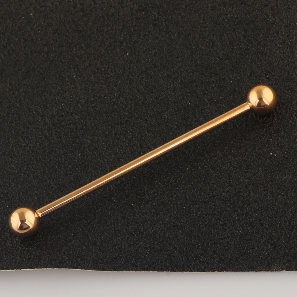 13 Pcs Body Piercing Jewelry Set Nose Ring Nose Stud Lip Ring Industrial Barbell Earrings Stainless Steel Rose Gold - Image 3