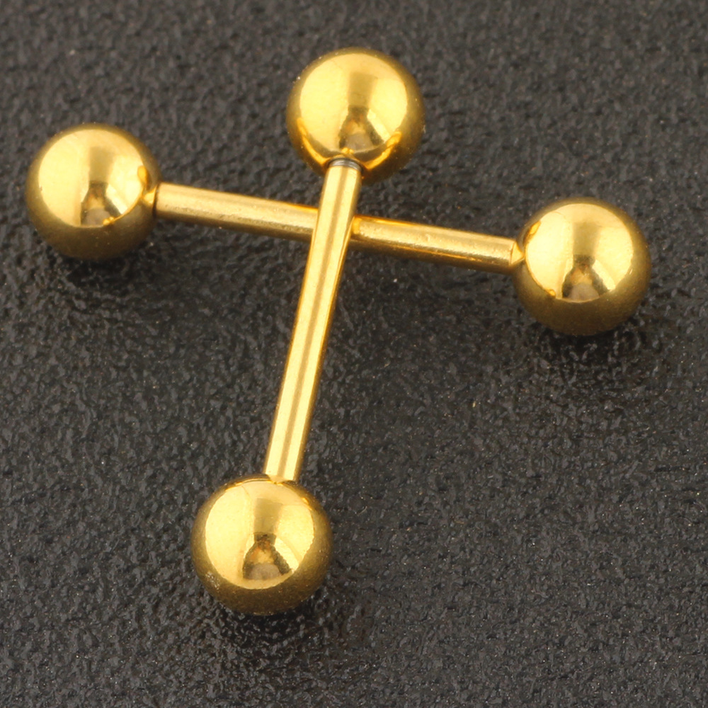 24 Pcs Mixed Set Stainless Steel Nipple Rings Tongue Nails Nose Rings Piercing Jewelry C-Type Simple Fashion - Image 4
