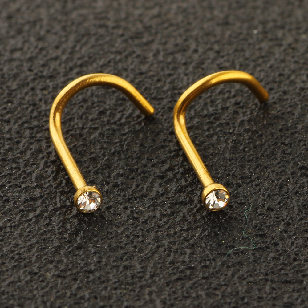 Amazon Body Piercing Set Stainless Steel Jewelry Earrings Nose Rings Wholesale Personalized Earrings - Image 5