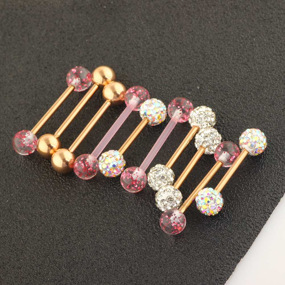 10Pcs Mix Style Body Piercing Jewelry Set Stainless Steel Breast Nipple Rings Tongue Rings Labret Studs Earrings - Image 5