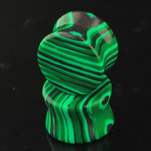 Malachite Real Stone Ear Expander Ear Tunnels Stretching Jewelry for Gauged Ears