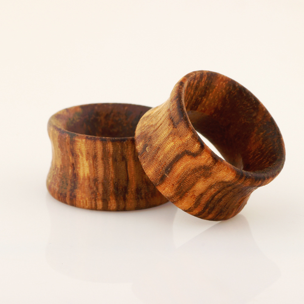 Hollow Wood Ear Expander Rosewood Auricle Puncture Jewelry Ear Tunnel 20mm - Image 4