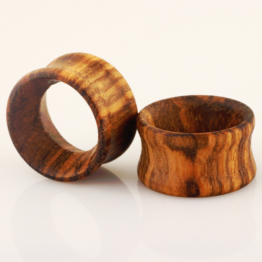 Hollow Wood Ear Expander Rosewood Auricle Puncture Jewelry Ear Tunnel 20mm - Image 2