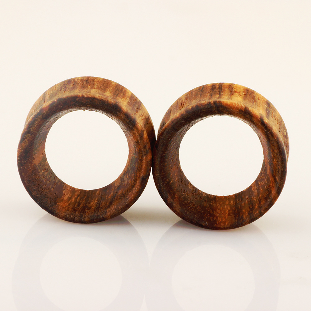 Hollow Wood Ear Expander Rosewood Auricle Puncture Jewelry Ear Tunnel 20mm - Image 5
