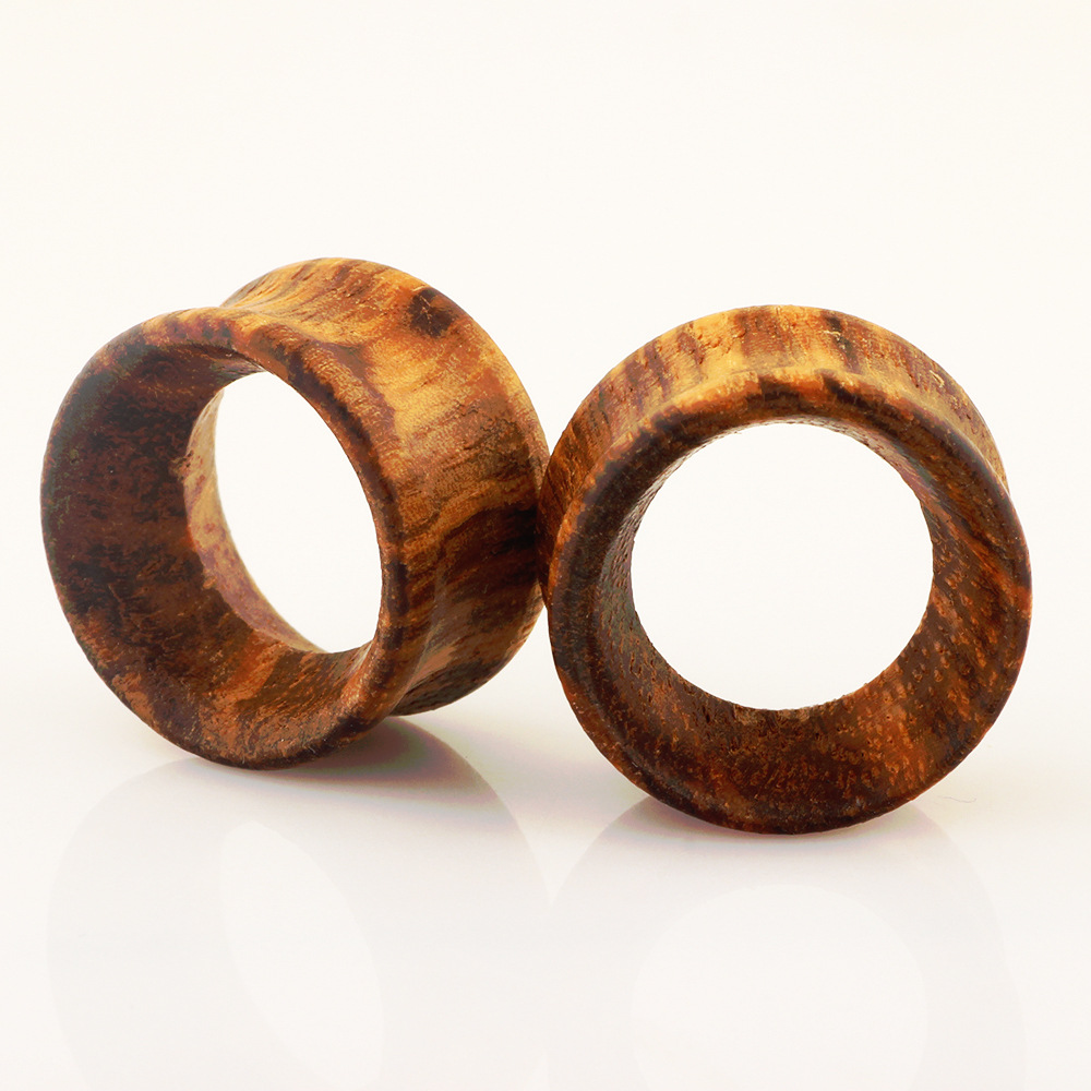 Hollow Wood Ear Expander Rosewood Auricle Puncture Jewelry Ear Tunnel 20mm - Image 3