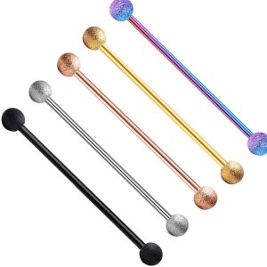 Geometric Stainless Steel Single Rod Ear Bone Nail Long Rod Industrial Ear Nail Piercing Long Ear Nail Sale