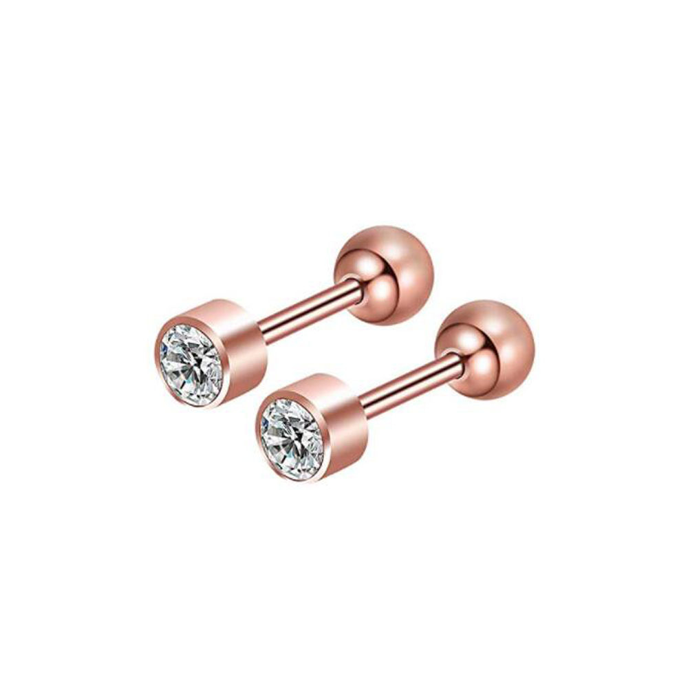 Stainless Steel Lip Nails, Zircon Earrings, Ear Bone Nails - Popular Piercing Jewelry Set - Image 5
