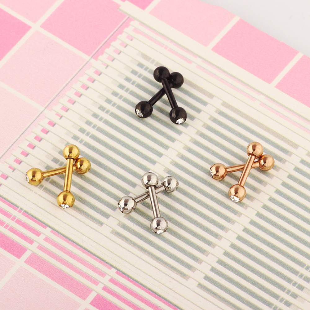 Stainless Steel Cherry Shape Cylindrical Ear Plug Earring for Ear Piercing Jewelry Wholesale - Image 3