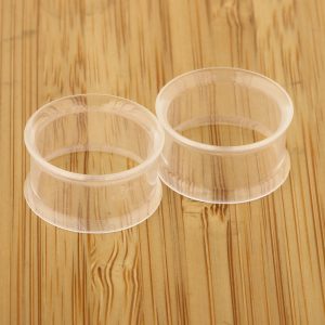 Cross-Border Hot Selling Acrylic Double Horn Ear Expander Plug - Auricle Body Piercing Jewelry for Amazon Wish