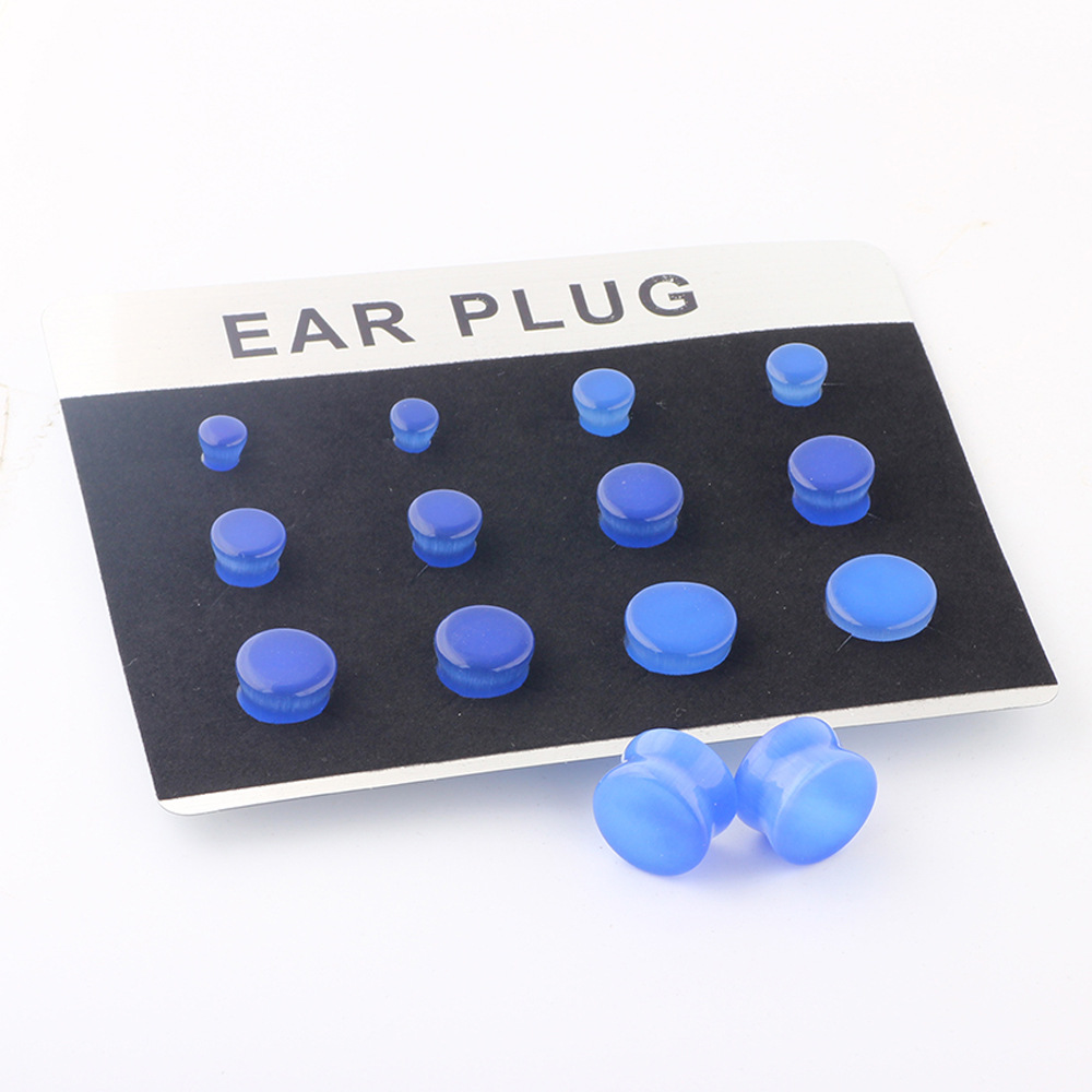 Amazon Hot Stone Auricle Ear Enlargement Piercing Jewelry Set Earrings Outlet - Image 3