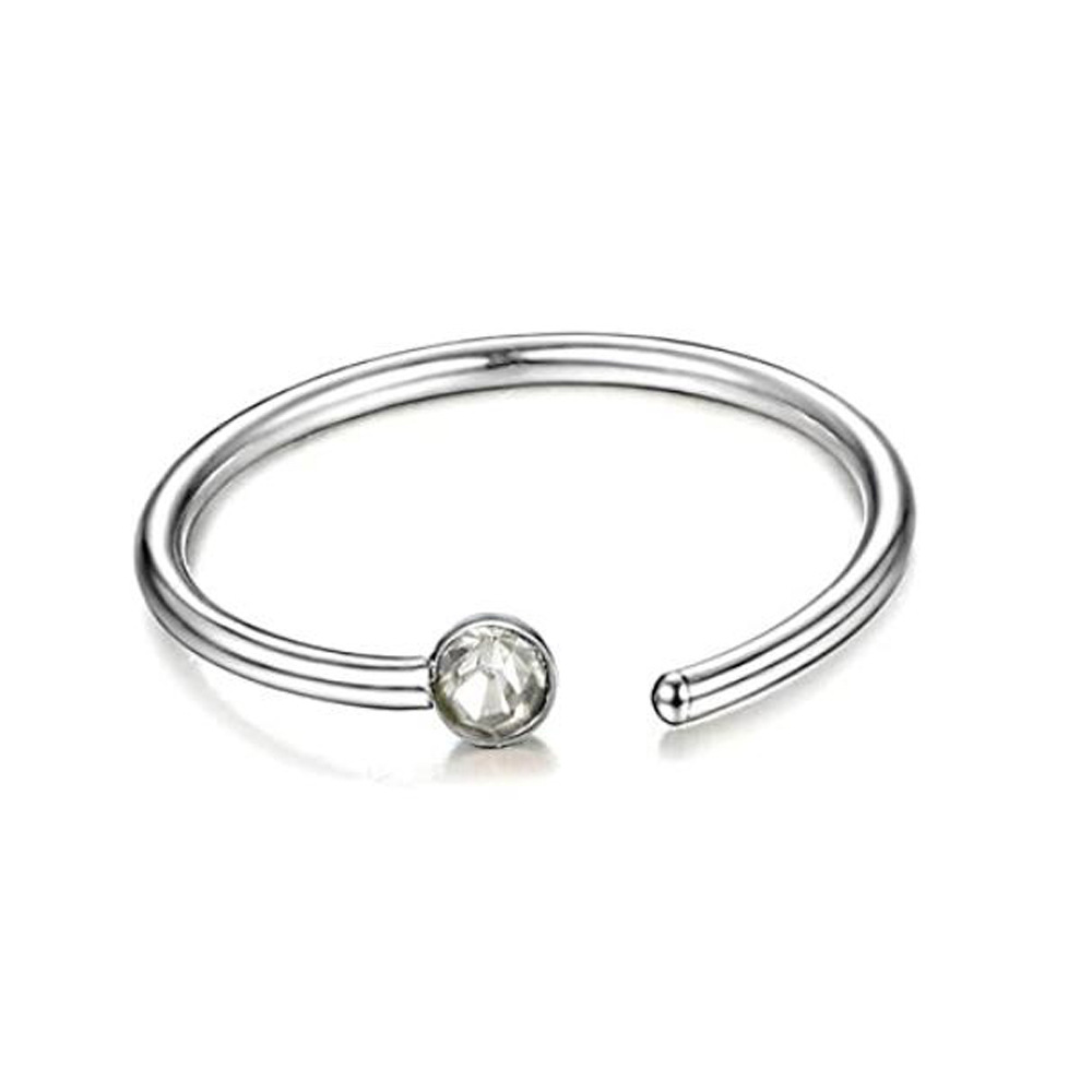 Hot Sale Stainless Steel C-Shaped Nose Ring Fake Nose Stud Ear Bone Hoop Jewelry - Image 3
