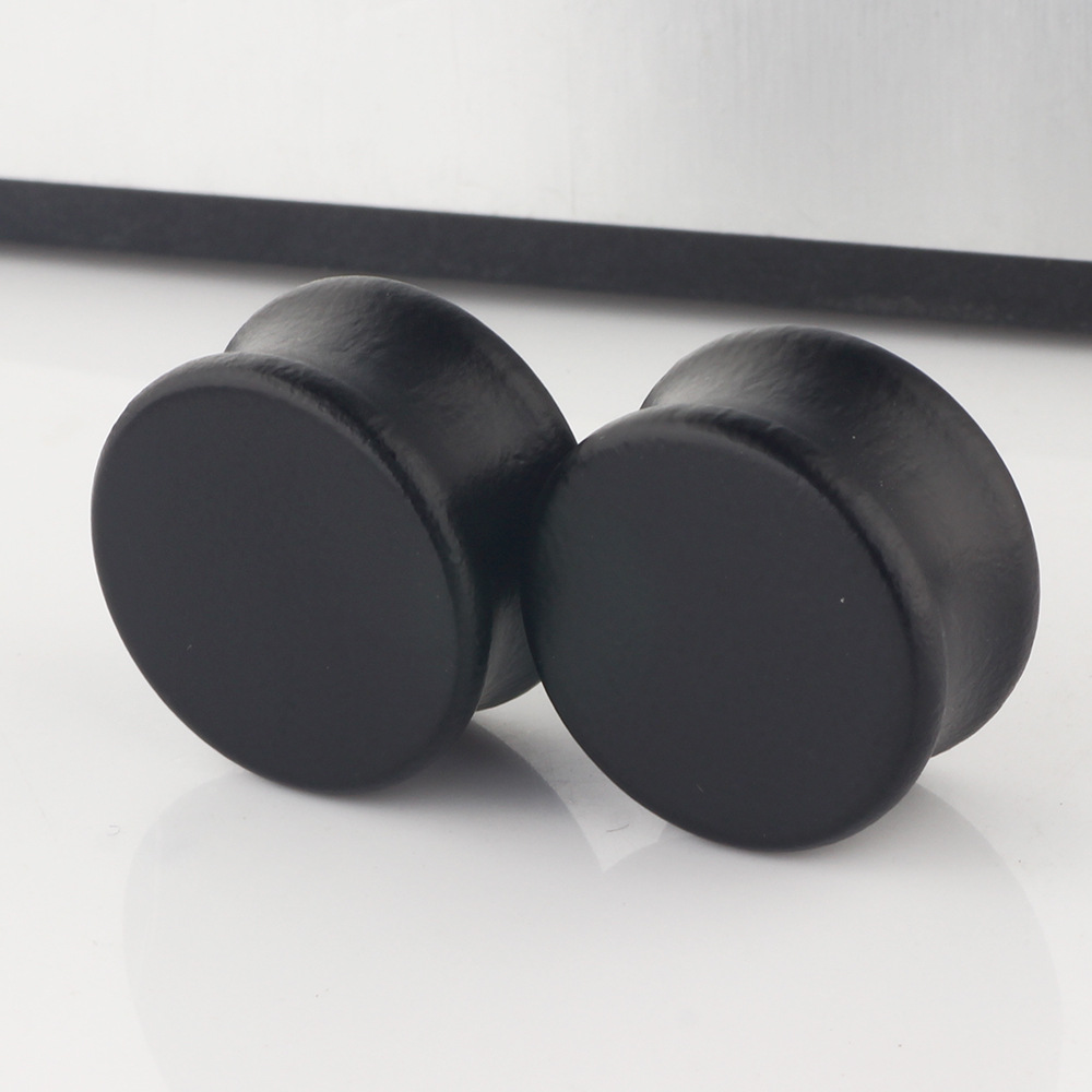 Black Wood Auricle Solid Ear Expansion Body Puncture Jewelry Ear Expansion Device Hot Sale - Image 4