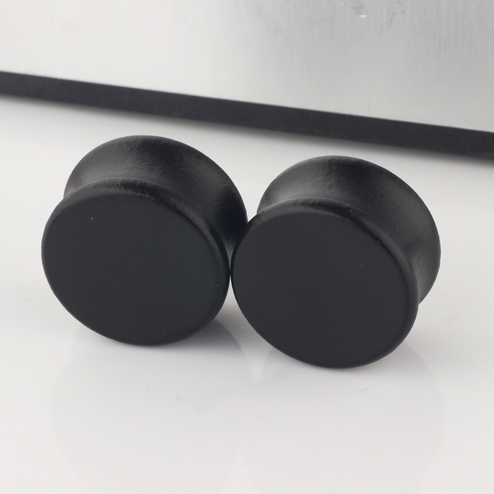 Black Wood Auricle Solid Ear Expansion Body Puncture Jewelry Ear Expansion Device Hot Sale - Image 2
