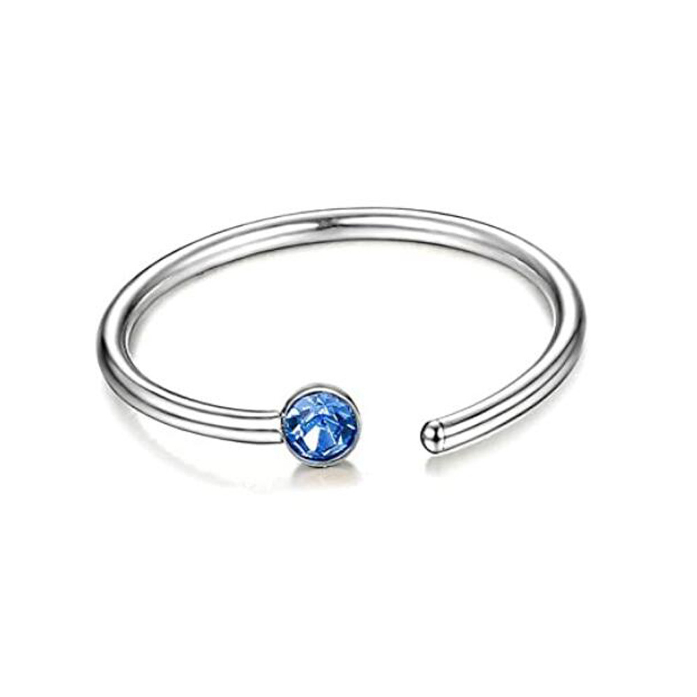 Hot Sale Stainless Steel C-Shaped Nose Ring Fake Nose Stud Ear Bone Hoop Jewelry - Image 4