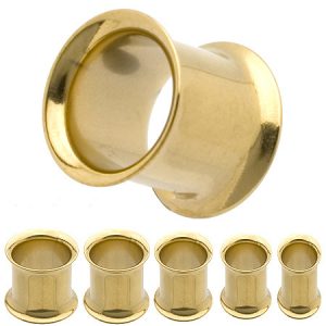 Hollow Ear Expander 16G Stainless Steel Ear Gauges Kit Geometric Taper Fashion Body Jewelry