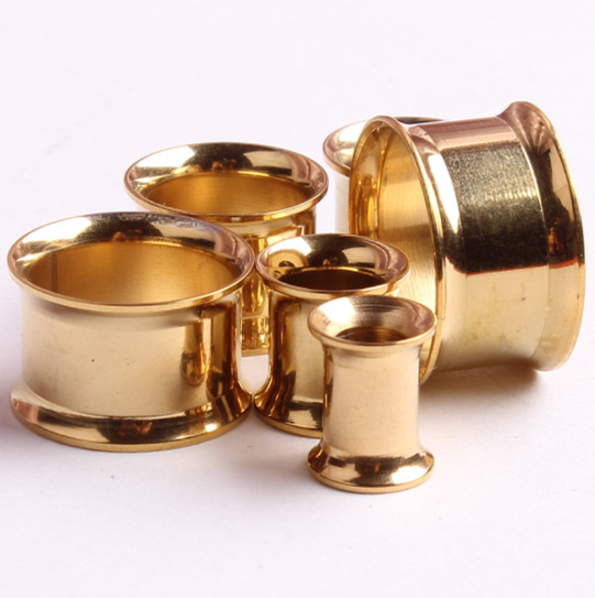 Hollow Ear Expander 16G Stainless Steel Ear Gauges Kit Geometric Taper Fashion Body Jewelry - Image 3