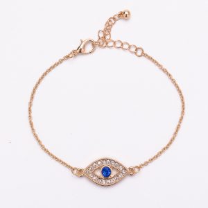 Mixed Batch Gold-Plated Wholesale Bracelet, Turkish Evil Eye Fatima Hand Bracelet, European American Ethnic Style Jewelry
