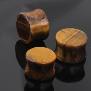 Tiger's Eye Acrylic Ear Tunnel Solid Ear Expander Plug Gauges for Body Piercing Hot Sale