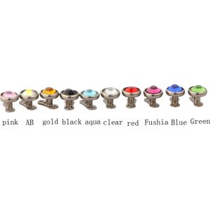 European American Best Selling G23 Pure Titanium Dermal Anchor Implant Nail Body Piercing Jewelry