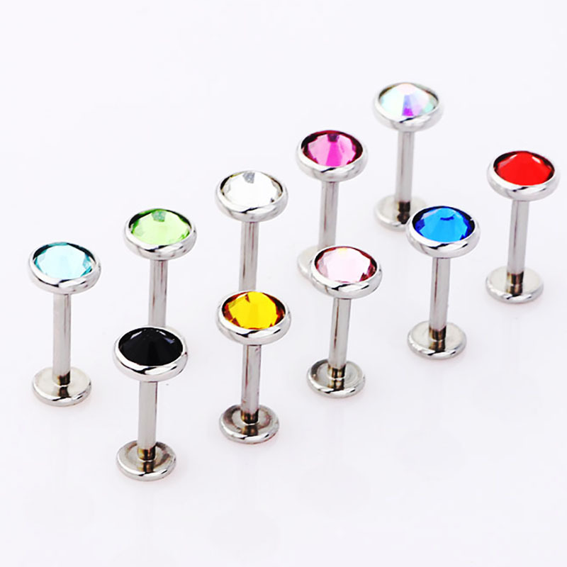 EBAY Hot 6/8/10mm Long Rod Flat Head Ear Bone Stud Lip Nail Eyebrow Piercing Stainless Steel Ornament - Image 2
