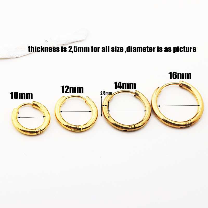 Trendy Men's Women's Titanium Steel Ear Clip Geometric Earrings Couple's Fashion Ear Buckle Stock - Image 4
