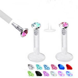 Mixed Color Stainless Steel Lip Nail Piercing Jewelry 10 Pack Ear Nail Ear Nail Lip Decoration