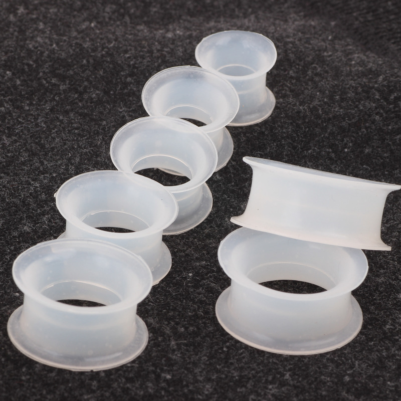 European American Style Silicone Double Horn Ear Expander 4-25mm Ear Tunnels Piercing Jewelry Wholesale - Image 4
