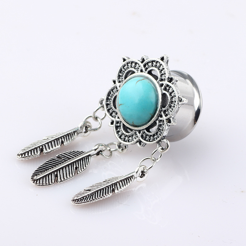 Hot New Pendant Auricle Stainless Steel Peace Tree Ear Expansion Body Piercing Jewelry - Image 5