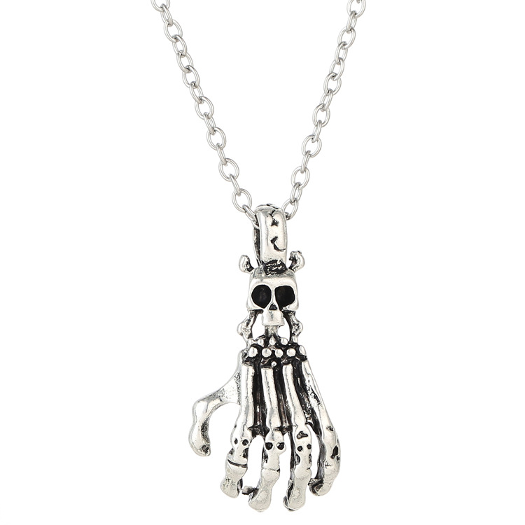 Metal Skull Keychain Pendant - Korean Style Car Key Chain for Men - Image 2