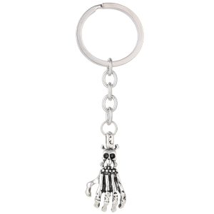 Metal Skull Keychain Pendant - Korean Style Car Key Chain for Men