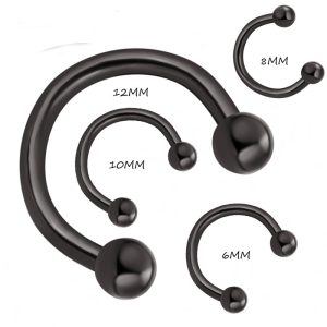 European American Fashion Titanium Steel Nose Ring Stainless Steel Fake Nose Ring C Type Nose Nail Piercing Jewelry
