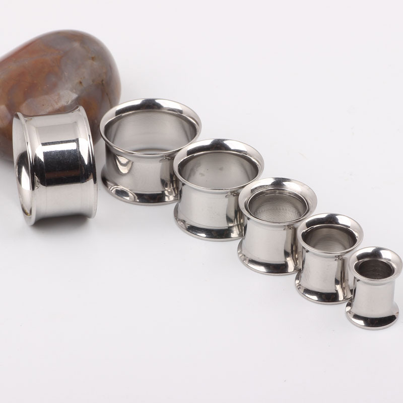 Stainless Steel Pulley Auricle Ear Expander Earrings Ear Buckle Reamer Titanium-Plated Series Multi-Color - Image 3