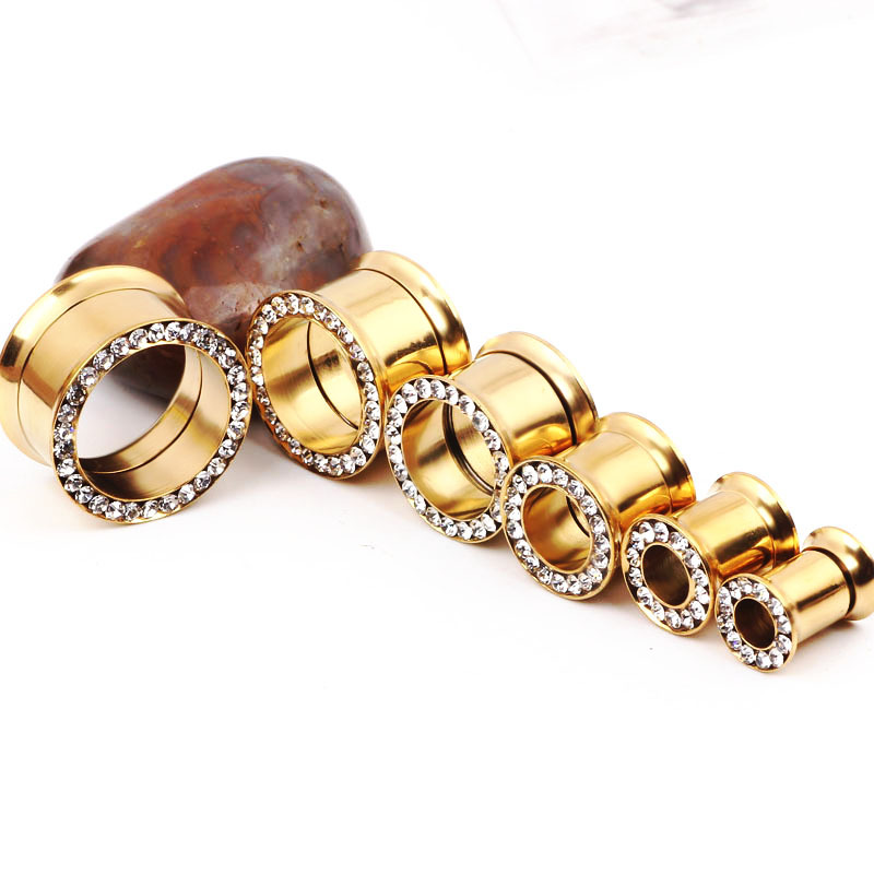 Stainless Steel Ear Stretching Kit 3 Pairs Cartilage Piercing Jewelry Ear Tunnels Gauges - Image 3