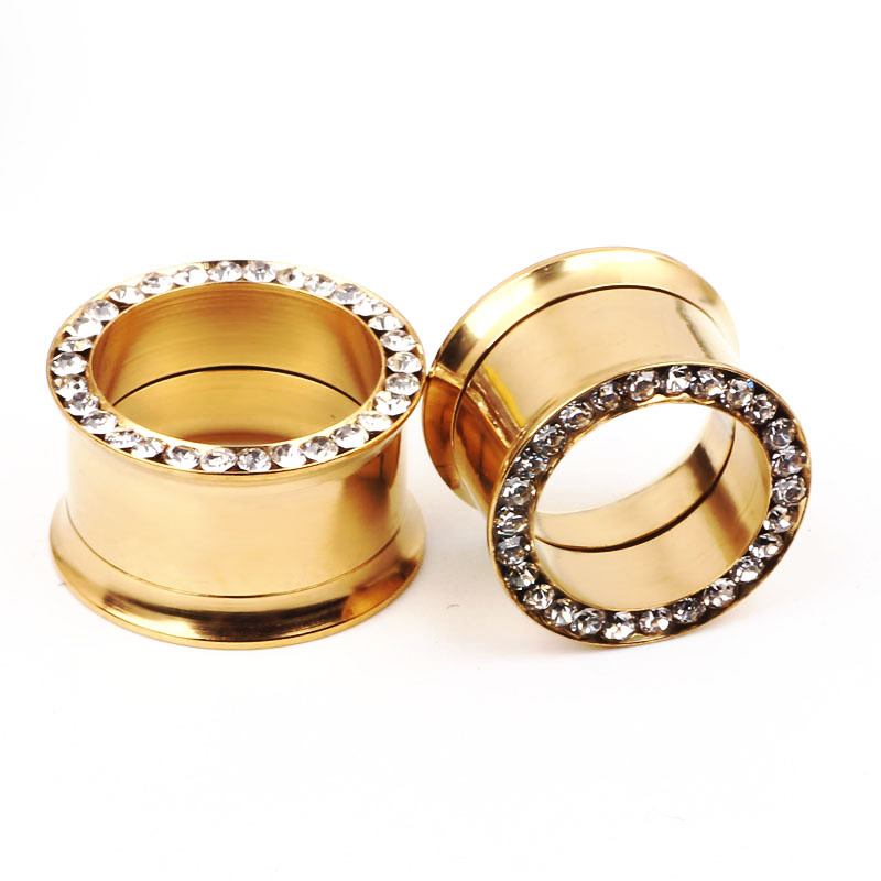 Stainless Steel Ear Stretching Kit 3 Pairs Cartilage Piercing Jewelry Ear Tunnels Gauges - Image 2