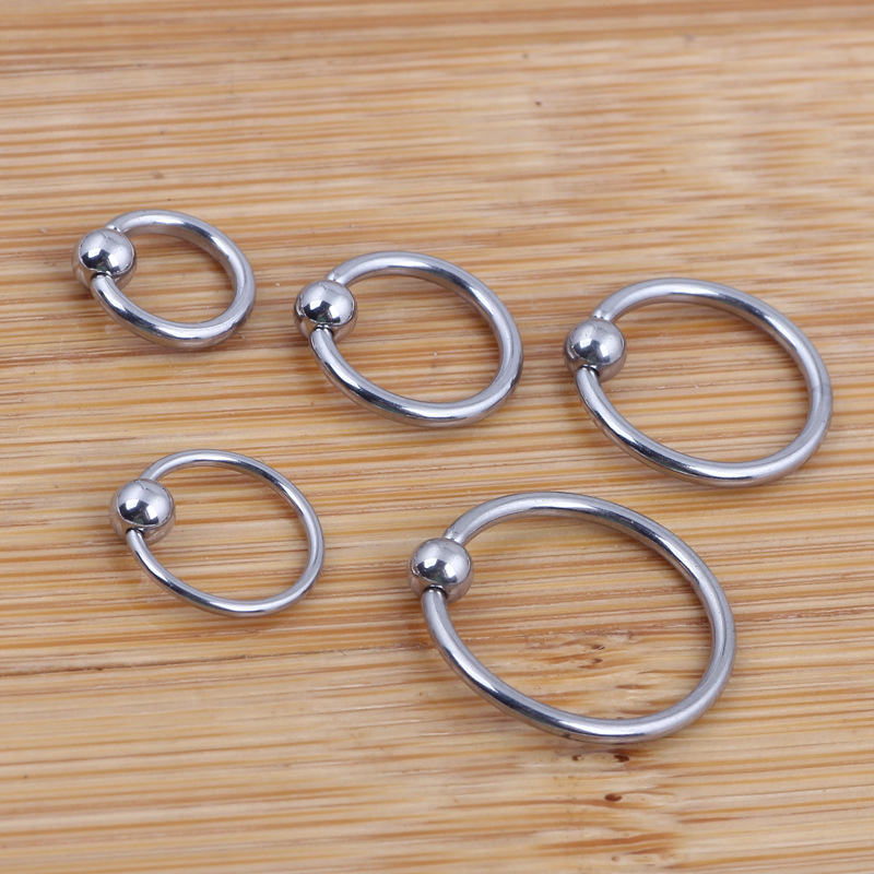 Fashion Titanium Steel Nose Ring C-Shaped Nose Nail Piercing Jewelry - Image 3