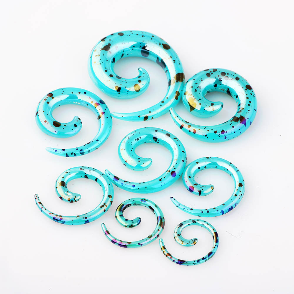 Acrylic Sharp Cone Ear Expanding Set Ear Expander Auricle Puncture Jewelry Nest Cow Cross-Border Amazon - Image 2