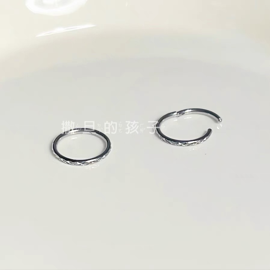 Seamless Lip Ring Closed Loop Titanium Steel Horseshoe Ring Lip Piercing Jewelry 12mm 1.2mm - Image 3